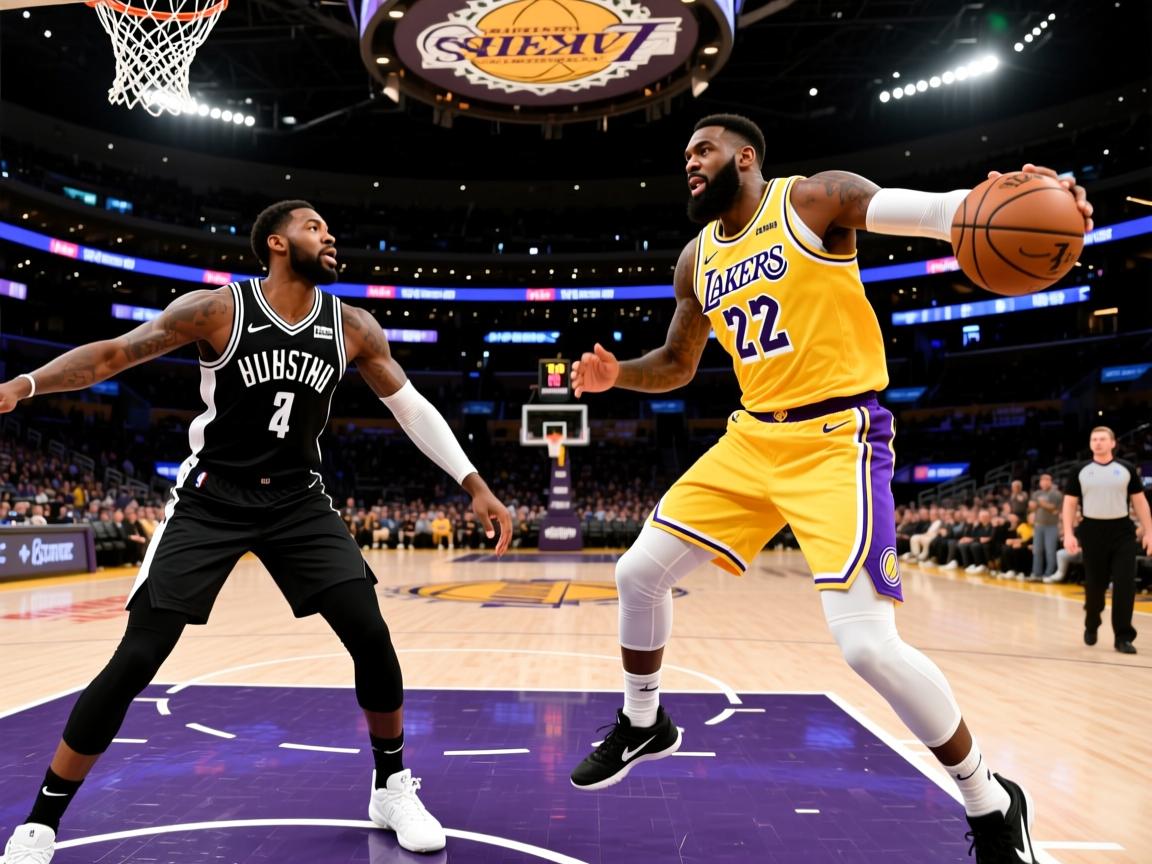 篮网队遭遇湖人队逆转，不敌对手  第2张