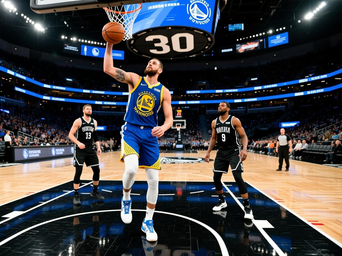 勇士主场惜败篮网，杜兰特砍下30分助篮网取胜