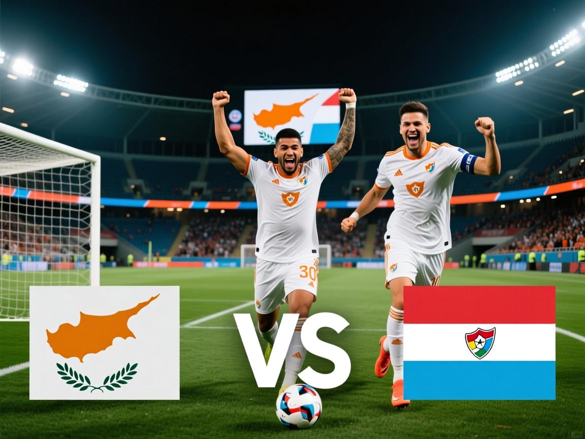 塞浦路斯国家队战胜卢森堡国家队，取得胜利
